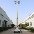 4*1000W Mobile trailer light tower with Kubota engine